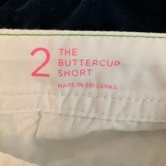 Lilly Pulitzer Shorts Womens Sz 2 White Cotton Scalloped‎ Buttercup Pockets - Picture 7 of 11